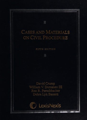 Cases and materials on civil procedure