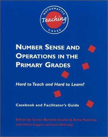 Number sense and operations in the primary grades