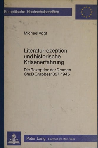 Literaturrezeption und historische Krisenerfahrung