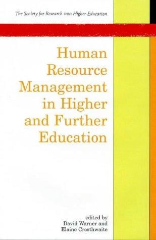 Human resource management in higher and further education