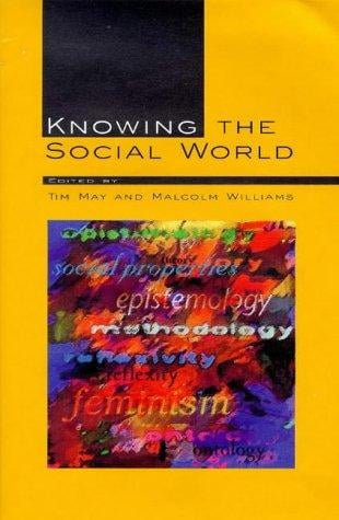 Knowing the social world