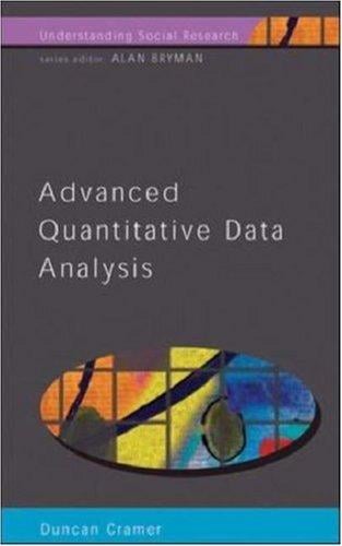 Advanced quantitative data analysis