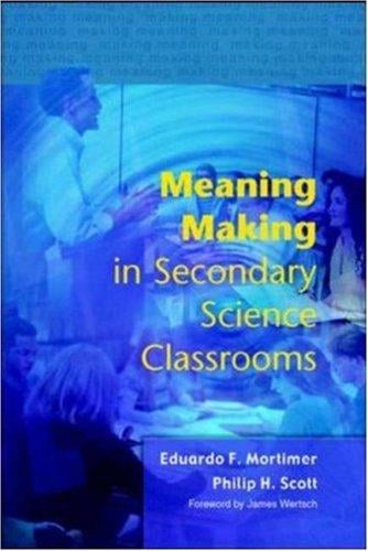 Meaning making in secondary science classrooms