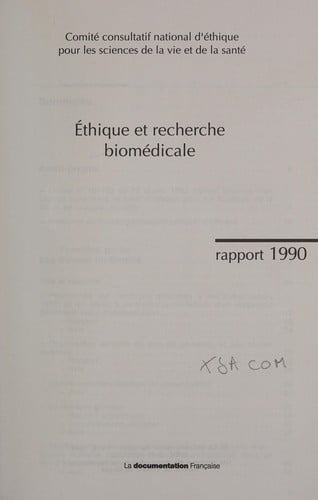 Éthique et recherche biomédicale
