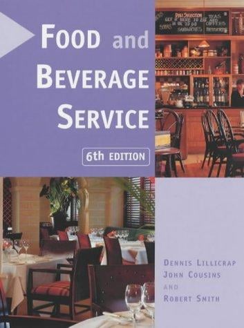 Food and Beverage Service 6th Edition