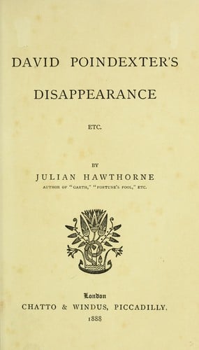 David Poindexter's disappearance, etc.