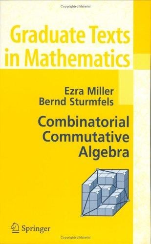 Combinatorial commutative algebra
