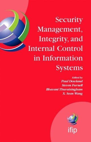Security management, integrity, and internal control in information systems
