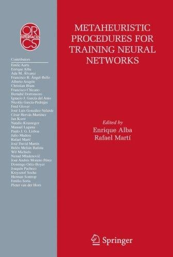 Metaheuristic procedures for training neural networks