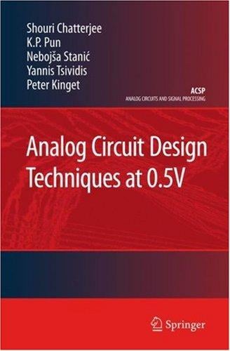 Analog circuit design techniques at 0.5V