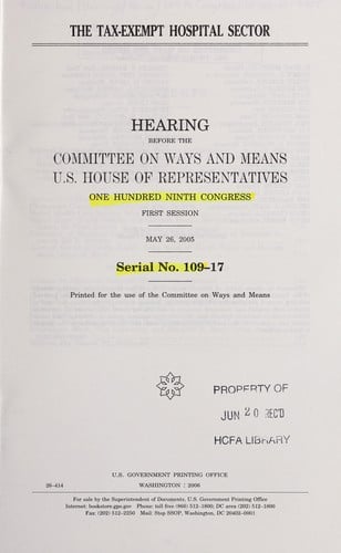 The tax-exempt hospital sector