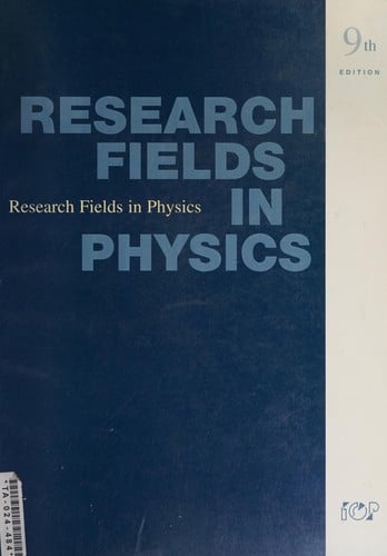 Research fields in physics at United Kingdom and Irish universities