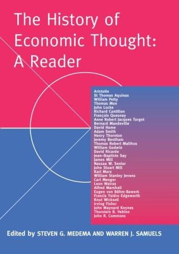 The history of economic thought