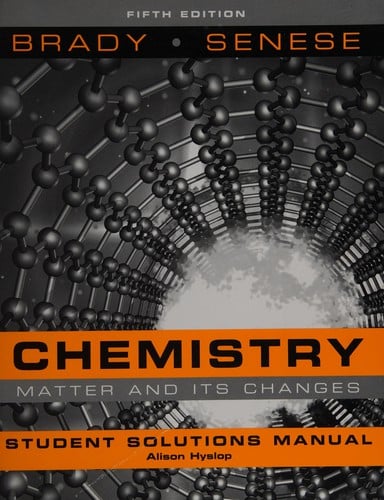 Chemistry, Student Solutions Manual