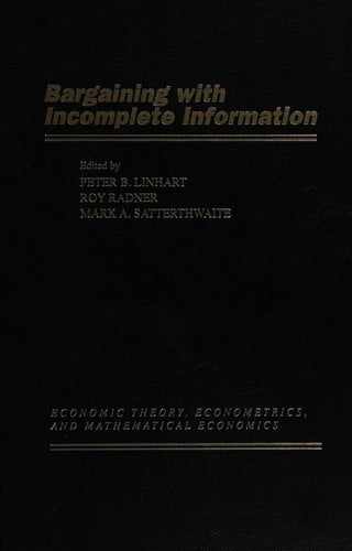 Bargaining with incomplete information