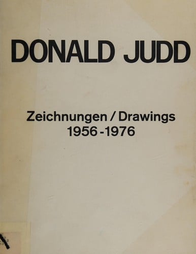 Zeichnungen = Drawings, 1956-1976