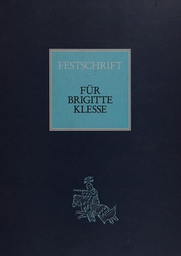 Festschrift für Brigitte Klesse