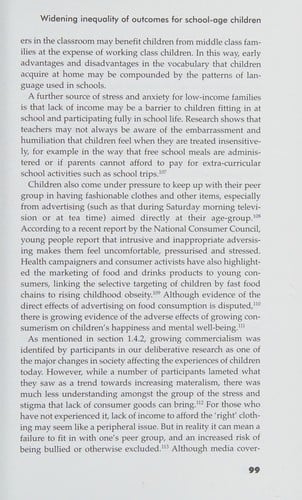 NARROWING THE GAP: THE FINAL REPORT OF FABIAN COMMISSION ON LIFE CHANCES AND CHILD POVERTY