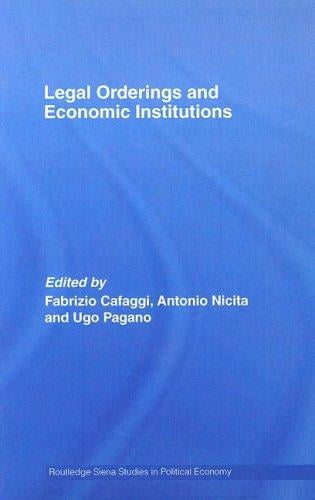 Legal orderings and economic institutions