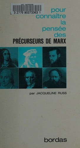 La pensée des précurseurs de Marx