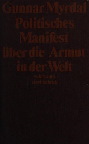 Manifest Ueber Die Armut In Der Welt