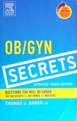 Ob/gyn secrets