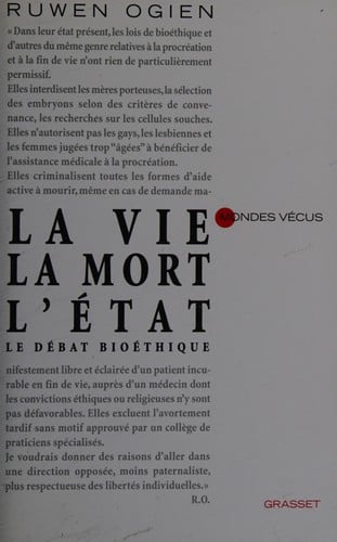 La vie, la mort, l'État