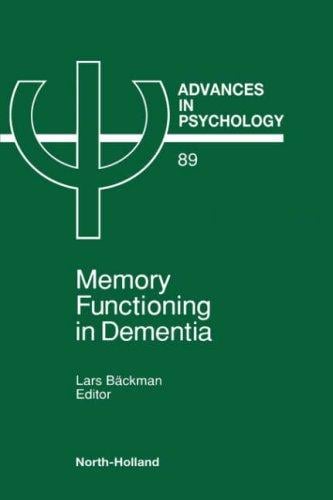 Memory functioning in dementia