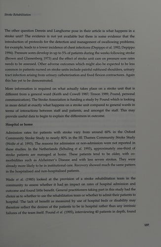 Stroke services & research