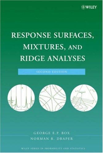 Response surfaces, mixtures, and ridge analyses