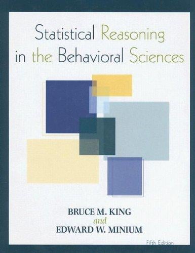 Statistical reasoning in the behavioral sciences