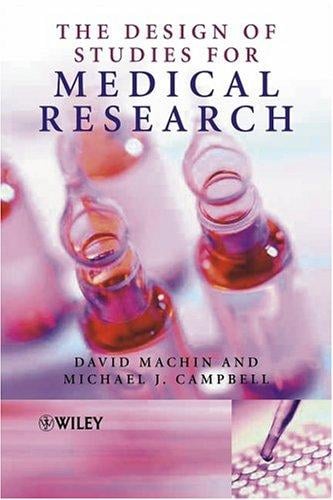 Design of studies for medical research