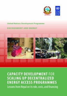 Capacity development for scaling up decentralized energy access programmes