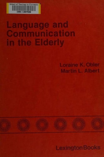 Language and communication in the elderly