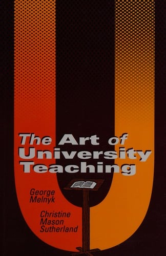 The art of university teaching
