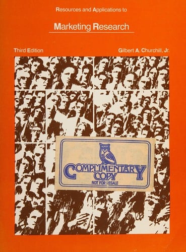 Resources and applications to marketing research