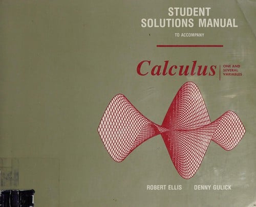 Student Solutions Manual to Accompany Calculus