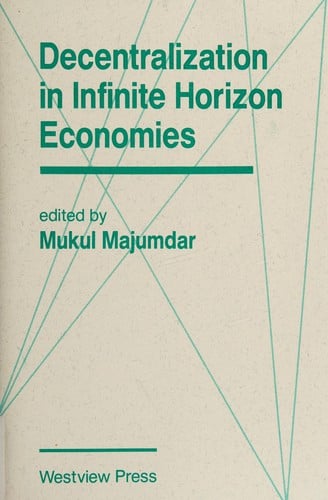 Decentralization in infinite horizon economies