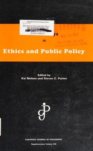 New essays in ethics and public policy