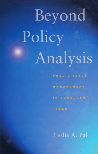 Beyond policy analysis