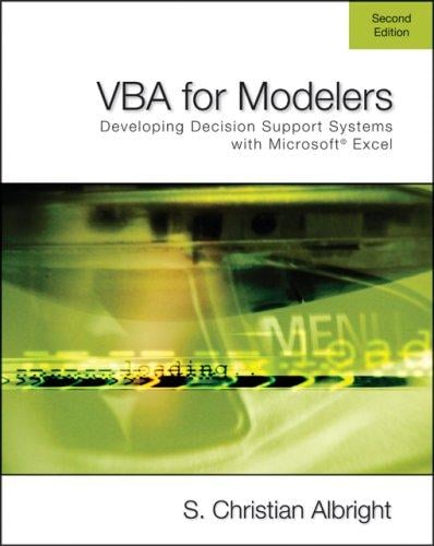 VBA for modelers
