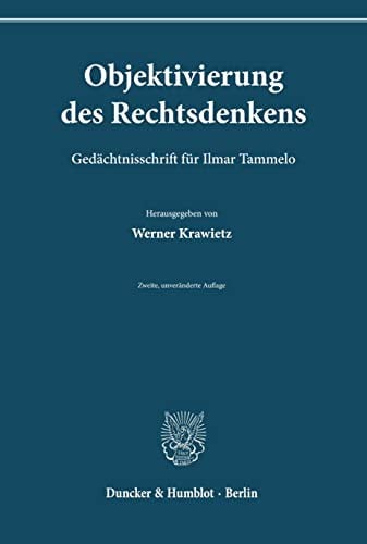 Objektivierung des Rechtsdenkens