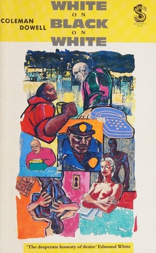 White on black on white