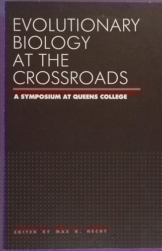 Evolutionary biology at the crossroads