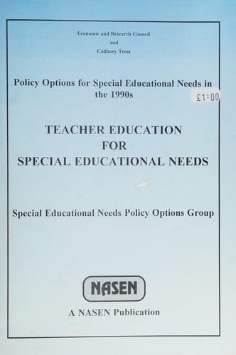 Teacher education for special educational needs