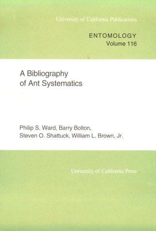 A bibliography of ant systematics