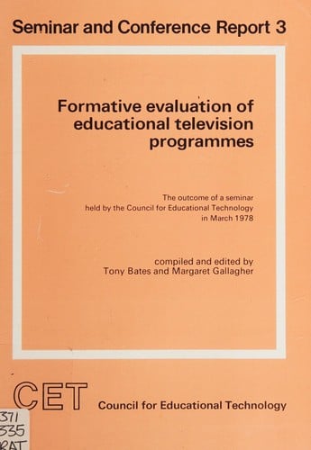 Formative evaluation of educational television programmes