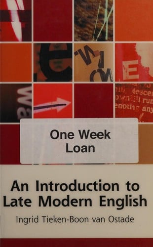 Introduction to late modern English