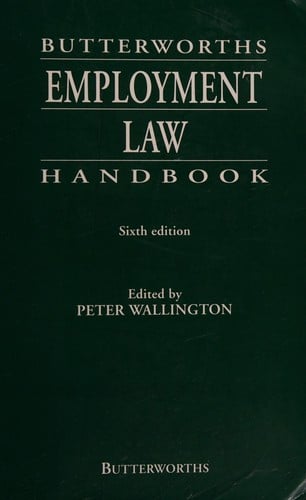 Butterworths employment law handbook