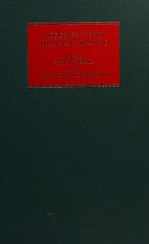 Judgment and decision making